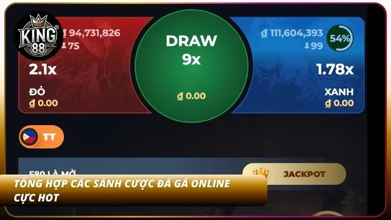 Cách Cược Đá Gà Online King88 - Hướng Dẫn A-Z Cho Newbie 2 Top 5 sảnh cược đá gà phổ biến