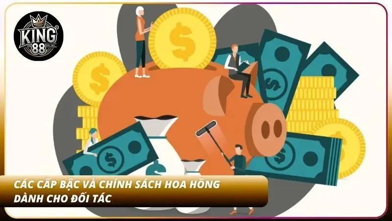 Đại Lý King88 2026 – Tuyển CTV Hoa Hồng Lên Đến 50% 2 Bảng biểu thống kê chi tiết các mức chiết khấu lợi nhuận dành cho đối tác phát triển