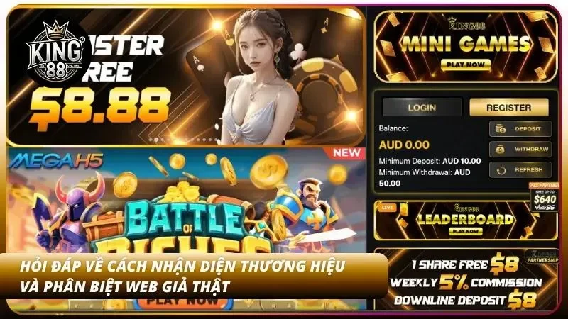 Câu Hỏi Thường Gặp King88 – Giải đáp Toàn Diện Về Nhà Cái 6 Phương pháp nhận diện các đường truyền truy cập vào trang chủ chính thống an toàn nhất
