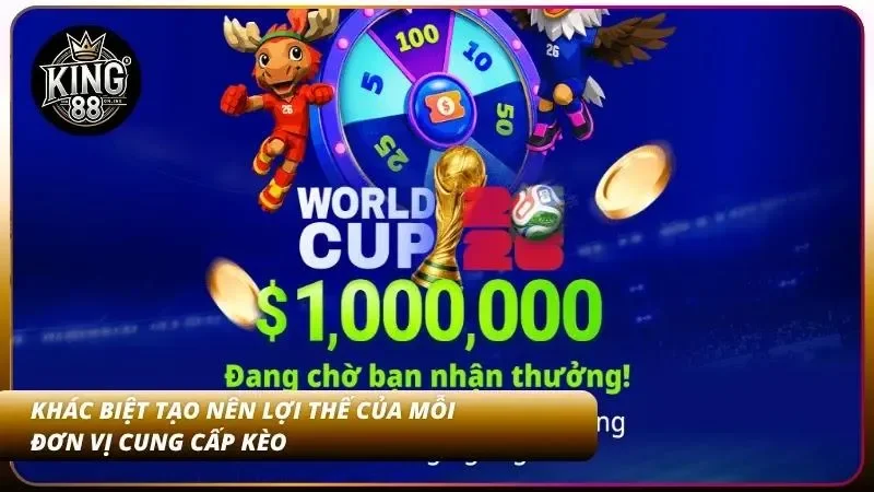 Sảnh cược bạn chọn ảnh hưởng đến chất lượng kèo bạn theo